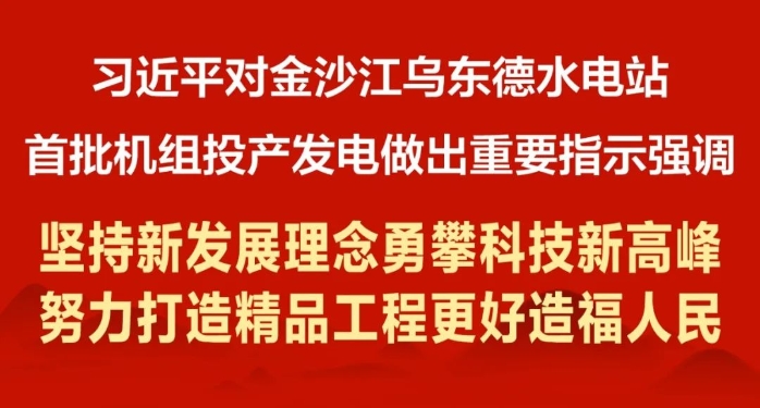 向總書記匯報：烏東德水電站“精品工程”建設(shè)目標(biāo)已實現(xiàn)